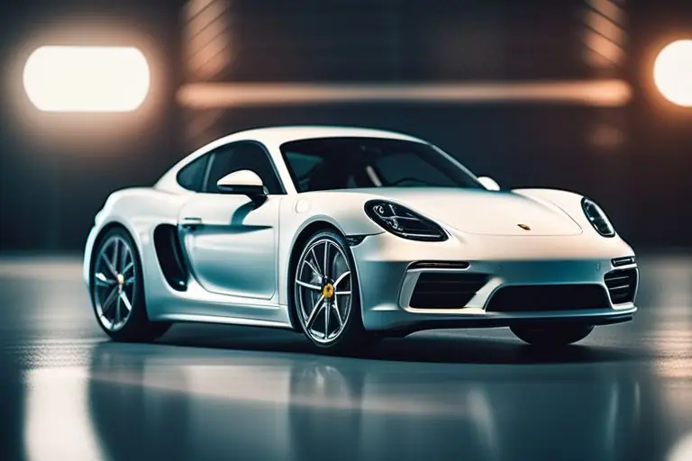 Image of a price tag with the Porsche logo
