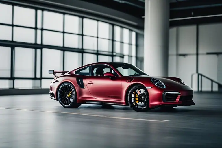 Interior view of the Porsche 911 Turbo S