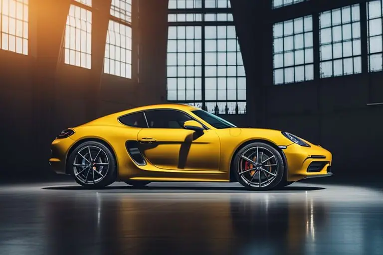 A high-quality image of the Porsche 718 Cayman