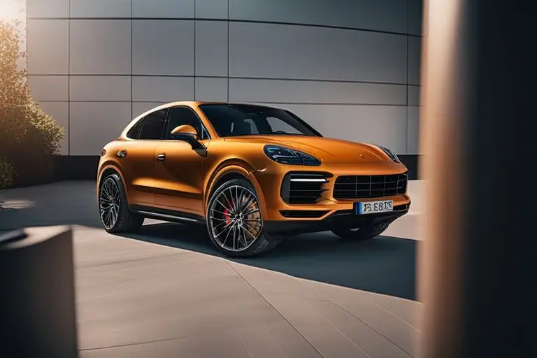 Image of the luxurious cabin design and style of the Porsche Cayenne Coupé