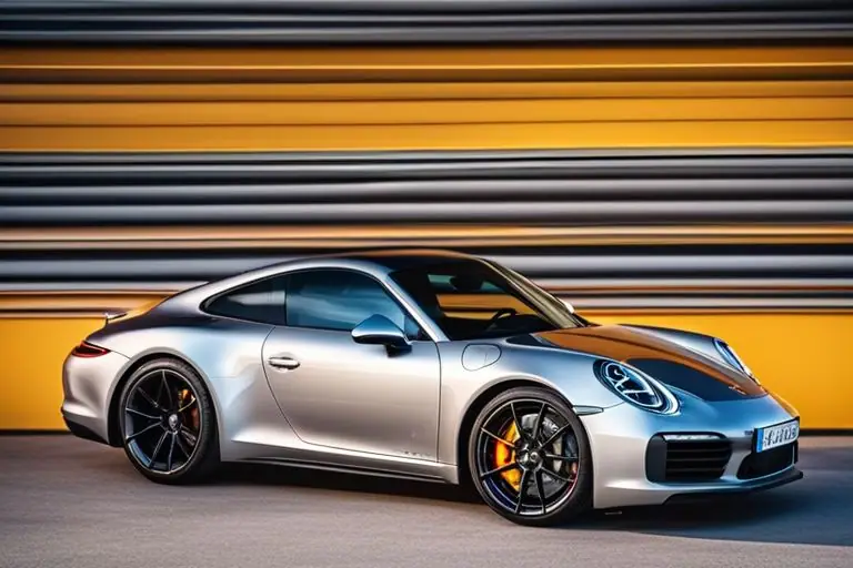 A photo of the exterior design of the Porsche 911 Carrera