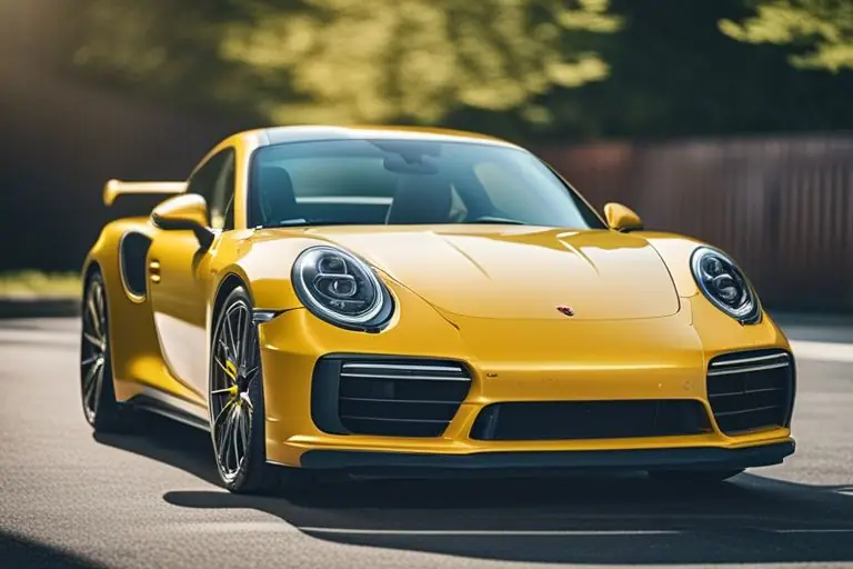 Exterior view of the Porsche 911 Turbo S