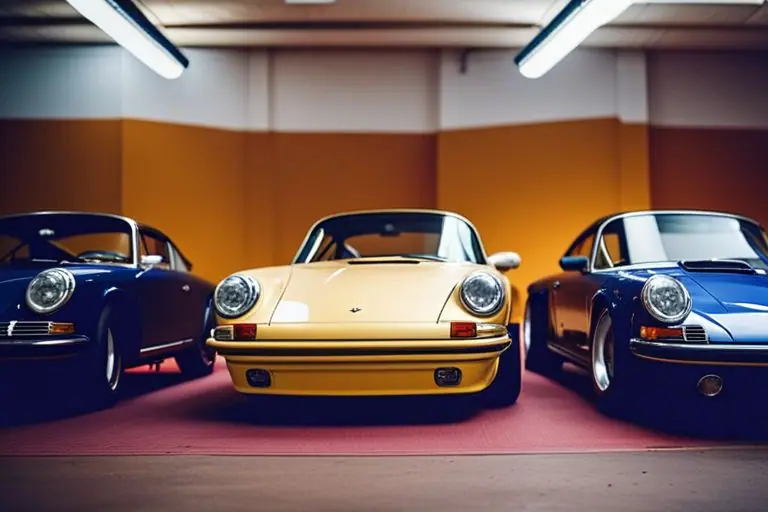 A group photo of Targa Porsche enthusiasts at a car show or meet-up