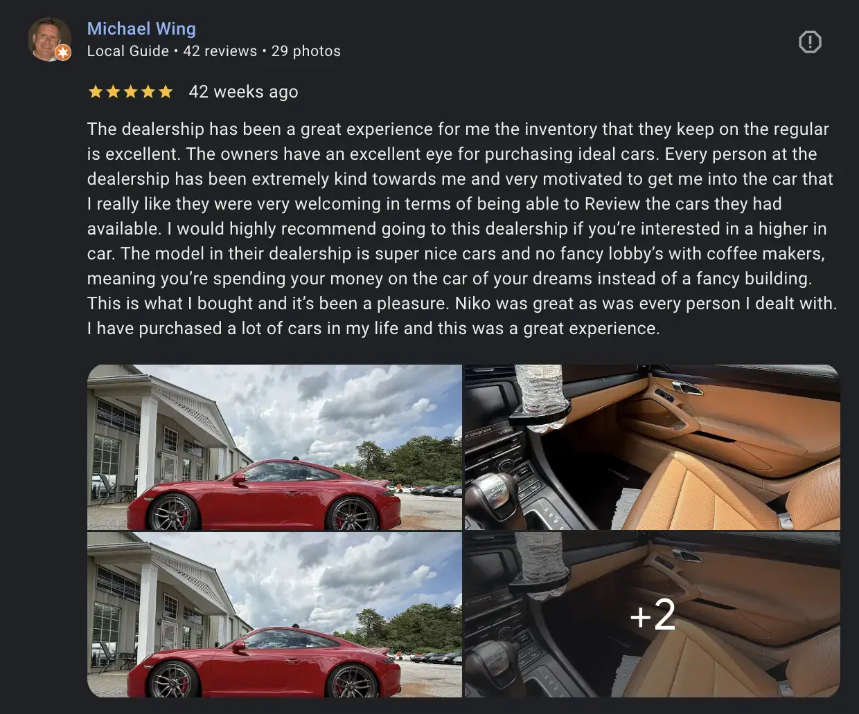 Verified Porsche Buyer Experiences