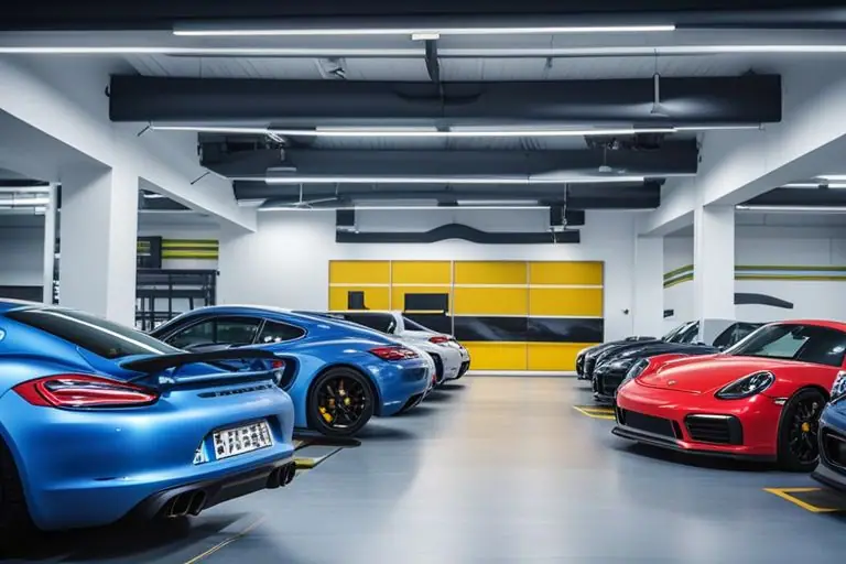 Image of a Porsche service center