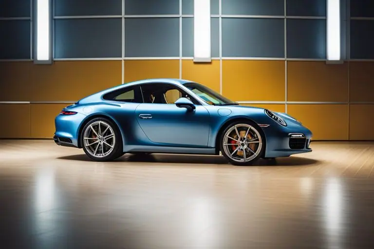 Comparison image of different models of the Porsche 911 Carrera
