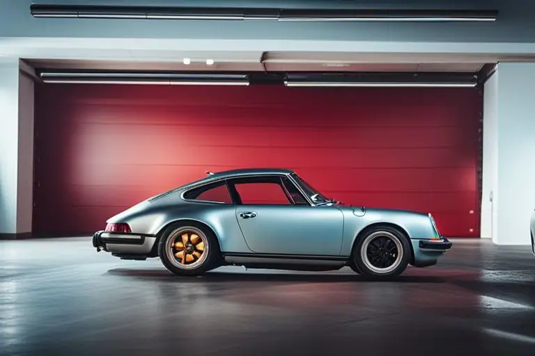 A photo of the Porsche 911 Carrera and one of its competitors side by side