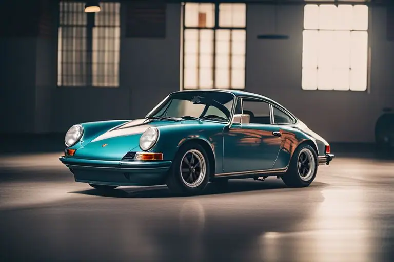 A photo of the first Porsche 911 Carrera ever made